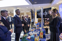 Spotkanie studentów kół naukowych z ministrem M. Kulaskiem,