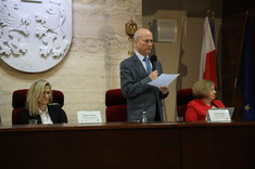 Wystąpienie prof. J. Sępa,