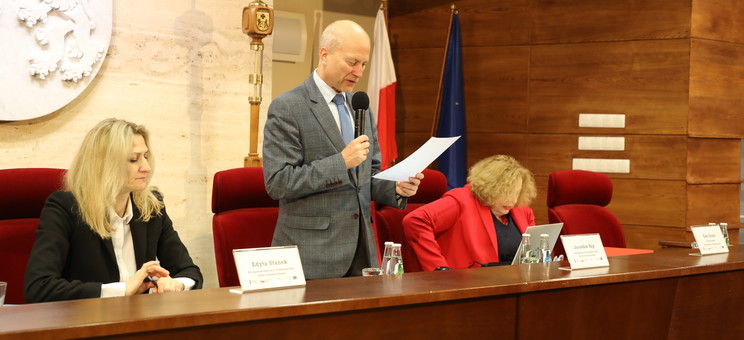 Wystąpienie prof. J. Sępa,