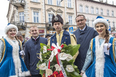 Wieniec od Politechniki Rzeszowskiej z okazji 101. rocznicy odzyskania przez Polskę niepodległości